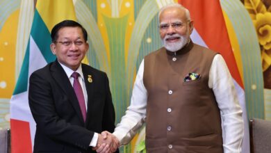 Modi hte Min Aung Hlaing Hkrum
